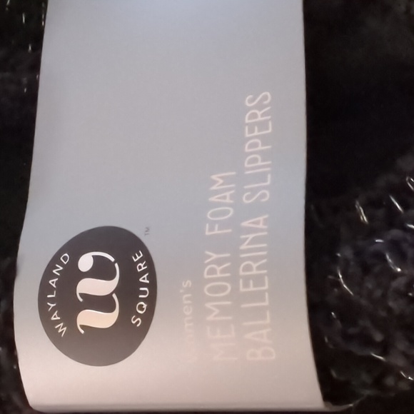 NEW WAYLAND SQUARE METALLIC TREAD BOW BALLERINA SLIPPERS - Picture 4 of 6